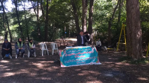 برگزاری اردوی فرهنگی علمی دانشجویان ورودی1398 در انجیر چشمه رامیان 2