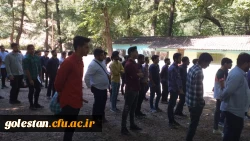 برگزاری اردوی فرهنگی علمی دانشجویان ورودی1398 در انجیر چشمه رامیان 3