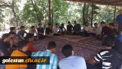 برگزاری اردوی فرهنگی علمی دانشجویان ورودی1398 در انجیر چشمه رامیان 4