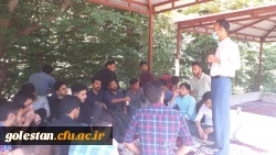 برگزاری اردوی فرهنگی علمی دانشجویان ورودی1398 در انجیر چشمه رامیان 5