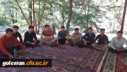 برگزاری اردوی فرهنگی علمی دانشجویان ورودی1398 در انجیر چشمه رامیان 7