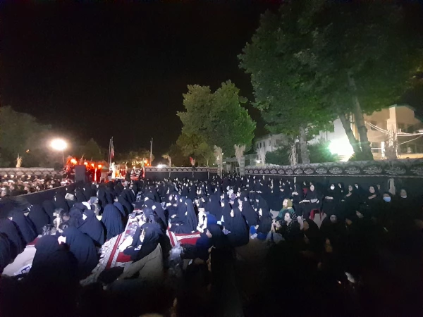 برپایی شور دلدادگی حسینی در هشتمین شب محرم  2