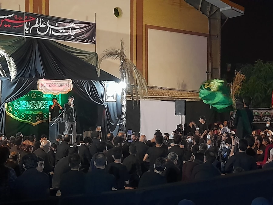 برپایی شور دلدادگی حسینی در هشتمین شب محرم  6