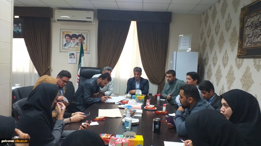 جلسه نمایندگان کلاس مهارت آموزان ماده ۲۸ با سرپرست واحد دانشگاهی شهید بهشتی گنبد کاووس  2