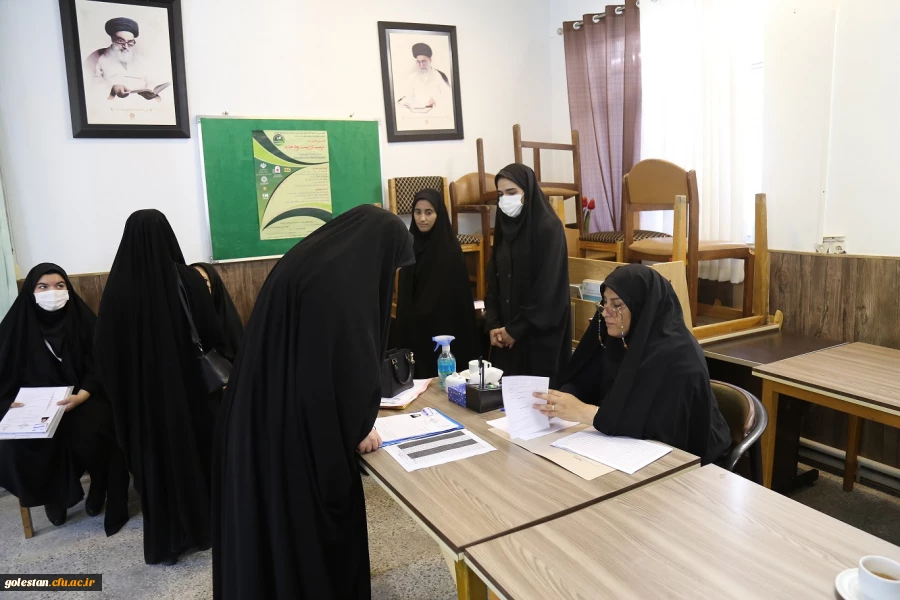 بازدید مدیر منابع انسانی اداره کل آموزش و پرورش استان گلستان از روند پدیرش داوطلبین کنکور سراسر 1401  5