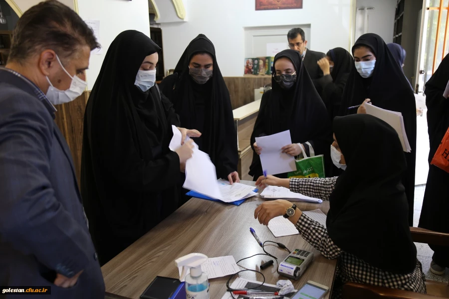 بازدید مدیر منابع انسانی اداره کل آموزش و پرورش استان گلستان از روند پدیرش داوطلبین کنکور سراسر 1401  7