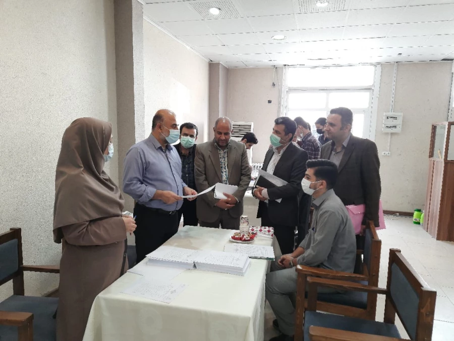 بازدید مسئولین وزارت آموزش پرورش کشور و اداره کل آموزش و پرورش استان گلستان از روند پدیرش داوطلبین کنکور سراسری 1401 دانشگاه فرهنگیان پردیس آیت الله خامنه ای گرگان 3