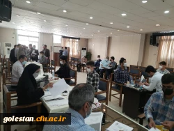 بازدید مسئولین وزارت آموزش پرورش کشور و اداره کل آموزش و پرورش استان گلستان از روند پدیرش داوطلبین کنکور سراسری 1401 دانشگاه فرهنگیان پردیس آیت الله خامنه ای گرگان 4