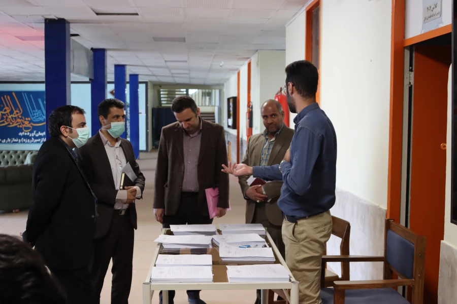 بازدید مسئولین وزارت آموزش پرورش کشور و اداره کل آموزش و پرورش استان گلستان از روند پدیرش داوطلبین کنکور سراسری 1401 دانشگاه فرهنگیان پردیس آیت الله خامنه ای گرگان 5