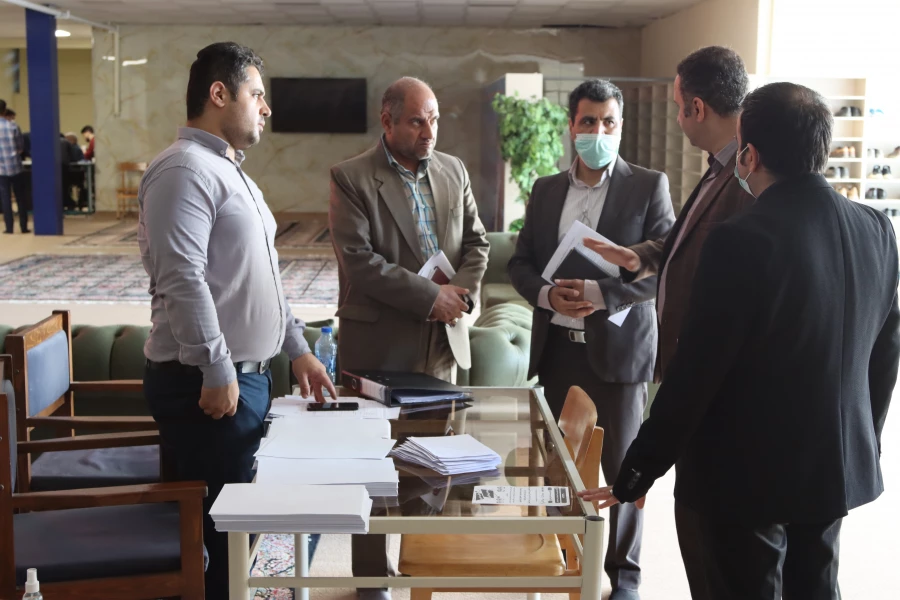 بازدید مسئولین وزارت آموزش پرورش کشور و اداره کل آموزش و پرورش استان گلستان از روند پدیرش داوطلبین کنکور سراسری 1401 دانشگاه فرهنگیان پردیس آیت الله خامنه ای گرگان 7