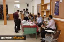 بازدید مسئولین وزارت آموزش پرورش کشور و اداره کل آموزش و پرورش استان گلستان از روند پدیرش داوطلبین کنکور سراسری 1401 دانشگاه فرهنگیان پردیس آیت الله خامنه ای گرگان 9