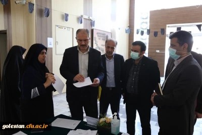 بازدید مسئولین وزارت آموزش پرورش کشور و اداره کل آموزش و پرورش استان گلستان از روند پذیرش معرفی شدگان چند برابر ظرفیت آزمون کنکورسراسری سال ۱۴۰۱پردیس امام خمینی (ره) گرگان
