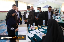بازدید مسئولین وزارت آموزش پرورش کشور و اداره کل آموزش و پرورش استان گلستان از روند پذیرش معرفی شدگان چند برابر ظرفیت آزمون کنکورسراسری سال ۱۴۰۱پردیس امام خمینی (ره) گرگان 2