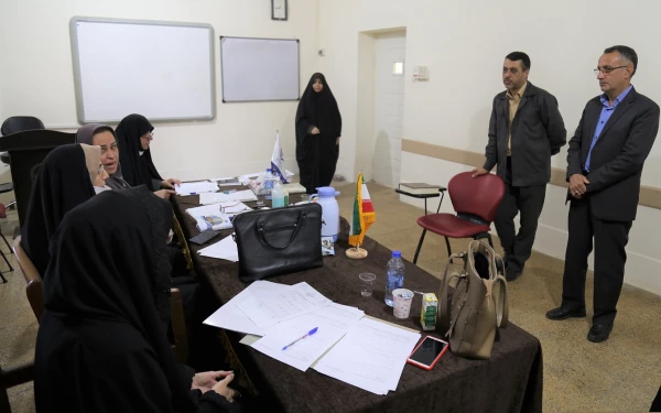 بازدید معاونت پرورشی و فرهنگی اداره کل آموزش و پرورش استان گلستان از روند مصاحبه داوطلبین چند برابر ظرفیت آزمون کنکور سراسری دانشگاه فرهنگیان پردیس امام خمینی (ره) گرگان . 2