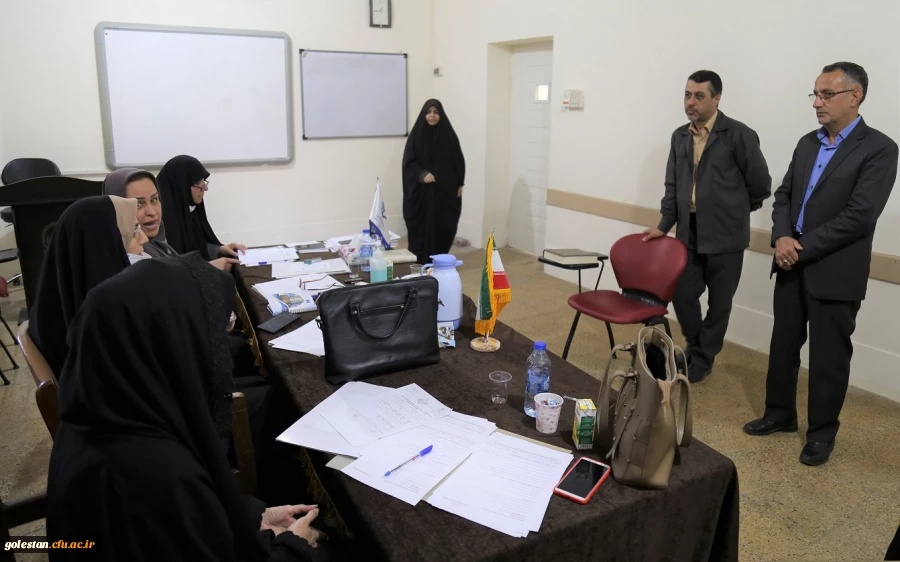 بازدید معاونت پرورشی و فرهنگی اداره کل آموزش و پرورش استان گلستان از روند مصاحبه داوطلبین چند برابر ظرفیت آزمون کنکور سراسری دانشگاه فرهنگیان پردیس امام خمینی (ره) گرگان . 2