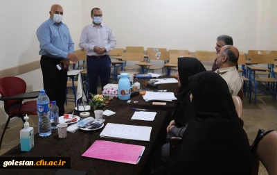 بازدید معاونت هماهنگی دانشگاه فرهنگیان استان گلستان و رئیس اداره حراست ، از روند مصاحبه داوطلبین دانشگاه فرهنگیان پردیس امام خمینی (ره) گرگان .