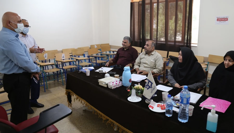 بازدید معاونت هماهنگی دانشگاه فرهنگیان استان گلستان و رئیس اداره حراست ، از روند مصاحبه داوطلبین دانشگاه فرهنگیان پردیس امام خمینی (ره) گرگان . 2