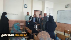بازدید دکتر کیخا سرپرست دانشگاه فرهنگیان استان گلستان از برگزاری کلاس های مهارت آموزان ماده28 در واحد دانشگاهی شهید بهشتی گنبد کاووس:  2