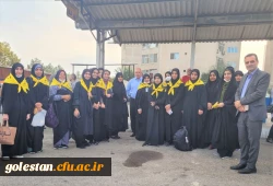 اعزام کاروان دانشجو معلمان دانشگاه فرهنگیان پردیس امام خمینی(ره) گرگان به مراسم پیاده روی اربعین . 2