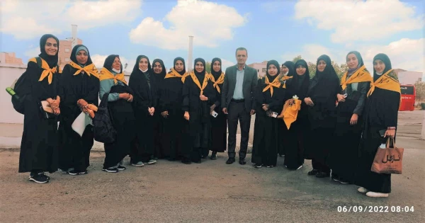 اعزام کاروان دانشجو معلمان دانشگاه فرهنگیان پردیس امام خمینی(ره) گرگان به مراسم پیاده روی اربعین . 2