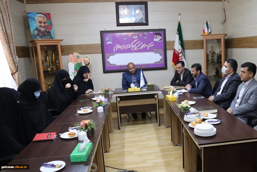 برگزاری آئین تکریم و معارفه معاون آموزشی ، فرهنگی و پژوهشی پردیس امام خمینی(ره) گرگان . 2