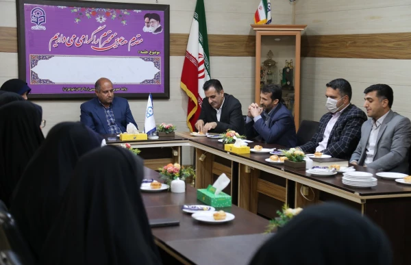 برگزاری آئین تکریم و معارفه معاون آموزشی ، فرهنگی و پژوهشی پردیس امام خمینی(ره) گرگان . 2