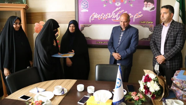 برگزاری آئین تکریم و معارفه معاون آموزشی ، فرهنگی و پژوهشی پردیس امام خمینی(ره) گرگان . 2