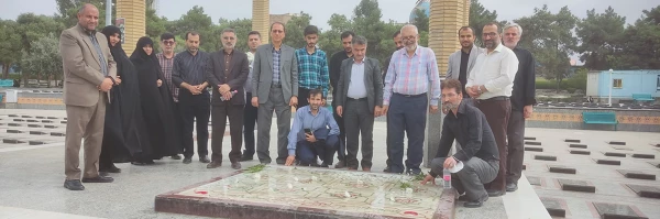 تجدید میثاق کارکنان دانشگاه فرهنگیان گلستان با شهداء و عطرافشانی و غبارروبی گلزار شهدا  2