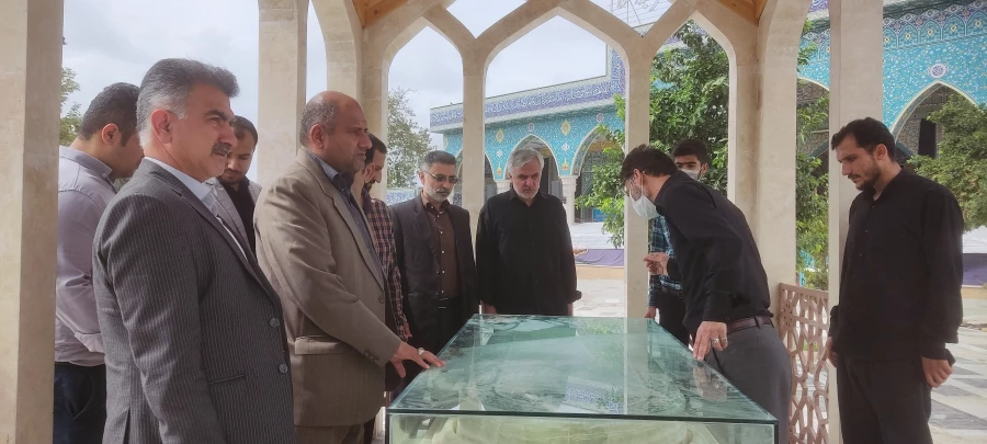 تجدید میثاق کارکنان دانشگاه فرهنگیان گلستان با شهداء و عطرافشانی و غبارروبی گلزار شهدا  3