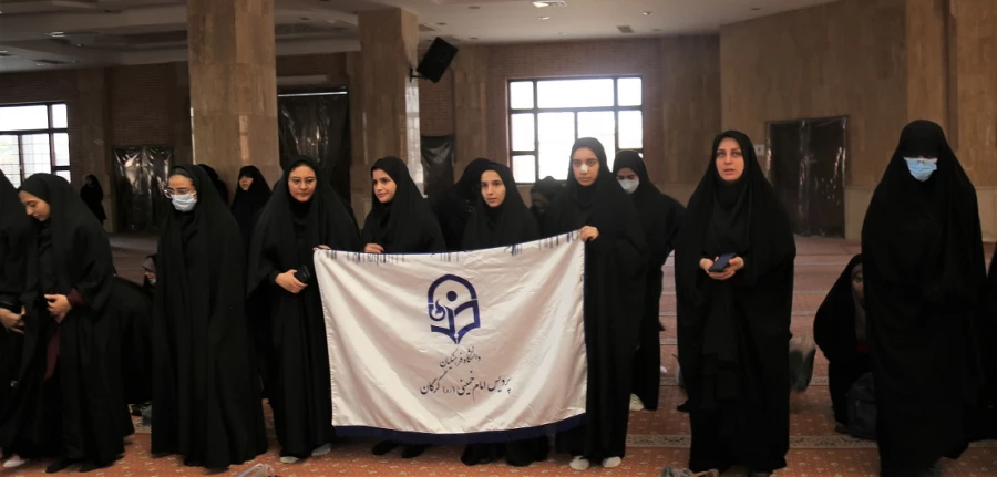 حضور مسئولین دانشگاه فرهنگیان پردیس امام خمینی (ره) و جمعی از دانشجو معلمان در اجتماع بزرگ حافظان «وحدت و امنیت» در گرگان . 2