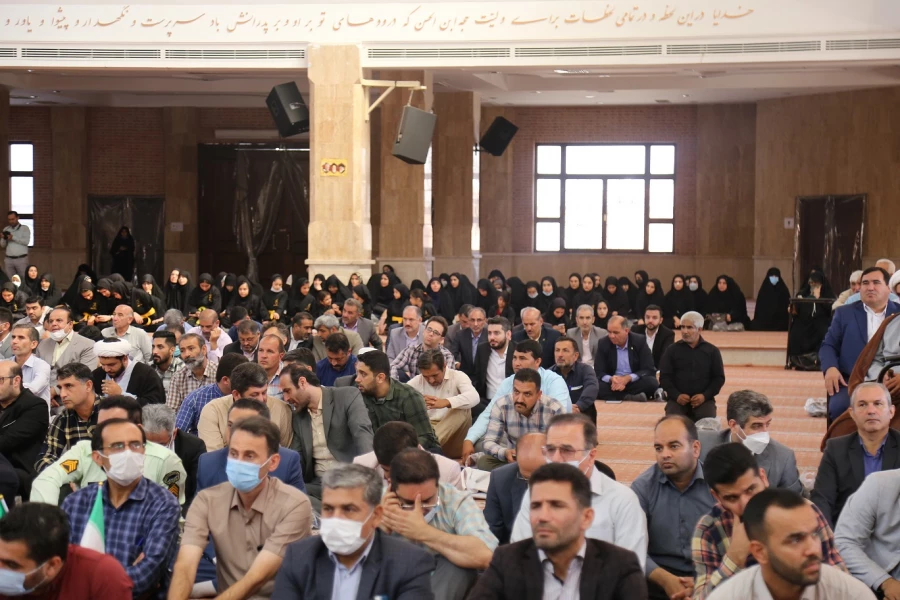 حضور مسئولین دانشگاه فرهنگیان پردیس امام خمینی (ره) و جمعی از دانشجو معلمان در اجتماع بزرگ حافظان «وحدت و امنیت» در گرگان . 2