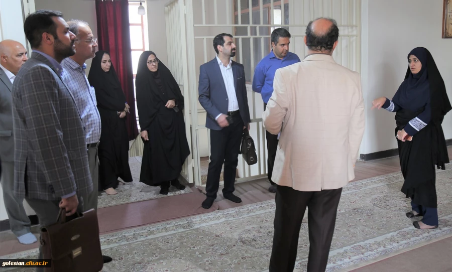 بازدید کمیته کارشناسی تیم عمرانی استانداری از بناء ساختمان سرای دانشجویی حورا و ساختمان اداری پردیس امام خمینی (ره) گرگان . 2
