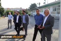 بازدید کمیته کارشناسی تیم عمرانی استانداری از بناء ساختمان سرای دانشجویی حورا و ساختمان اداری پردیس امام خمینی (ره) گرگان . 2