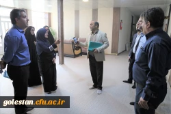 بازدید کمیته کارشناسی تیم عمرانی استانداری از بناء ساختمان سرای دانشجویی حورا و ساختمان اداری پردیس امام خمینی (ره) گرگان . 2