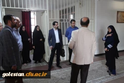 بازدید کمیته کارشناسی تیم عمرانی استانداری از بناء ساختمان سرای دانشجویی حورا و ساختمان اداری پردیس امام خمینی (ره) گرگان . 2