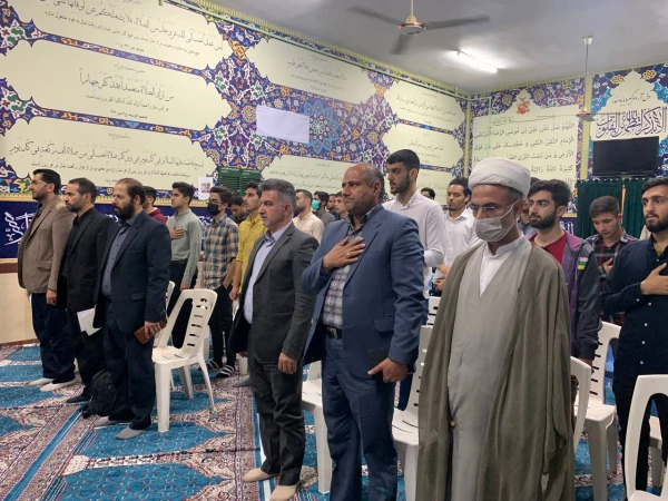 با حضور فرامرزی مسئول بسیج دانشجویی فرهنگیان استان گلستان و دکترکیخا ریاست دانشگاه فرهنگیان استان گلستان  و سایر مدعوین برگزار شد.  3