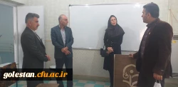 بازدید مسئولان هیئت نظارت بر دانشگاه های استان و هیئت همراه از واحد دانشگاهی شهید بهشتی گنبد کاووس 5