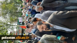 حضور دانشجو معلمان دانشگاه فرهنگیان گلستان در راهپیمایی 13 آبان 9