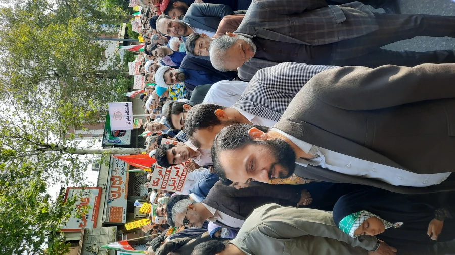 حضور دانشجو معلمان دانشگاه فرهنگیان گلستان در راهپیمایی 13 آبان 9