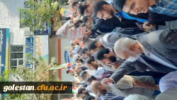 حضور دانشجو معلمان دانشگاه فرهنگیان گلستان در راهپیمایی 13 آبان 10