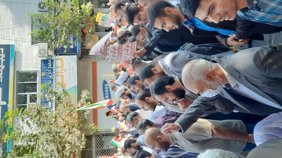 حضور دانشجو معلمان دانشگاه فرهنگیان گلستان در راهپیمایی 13 آبان 10