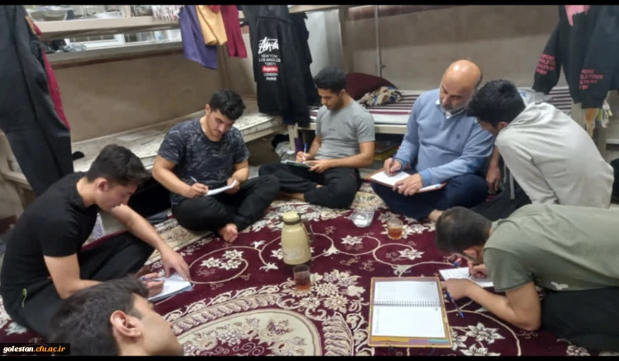 برگزاری کارگاه آموزشی خوشنویسی در محیط خوابگاهی  3