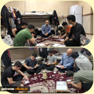 برگزاری کارگاه آموزشی خوشنویسی در محیط خوابگاهی 