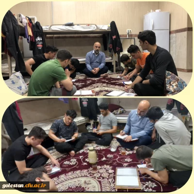 برگزاری کارگاه آموزشی خوشنویسی در محیط خوابگاهی 