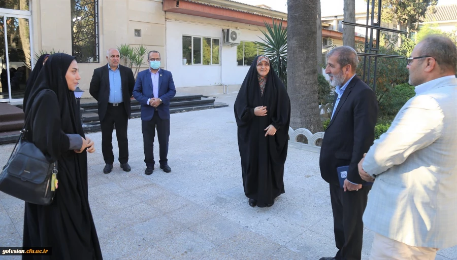 بازدید نماینده شهرستان گرگان و آق قلا ، در مجلس شورای اسلامی از دانشگاه فرهنگیان پردیس امام خمینی (ره) استان گلستان . 2