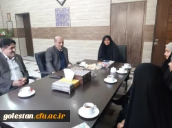 جلسه دانشجویان فارغ التحصیل دانشگاه فرهنگیان پردیس امام خمینی (ره) گرگان با مدیر کل آموزش و پرورش . 2