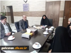 جلسه دانشجویان فارغ التحصیل دانشگاه فرهنگیان پردیس امام خمینی (ره) گرگان با مدیر کل آموزش و پرورش . 2