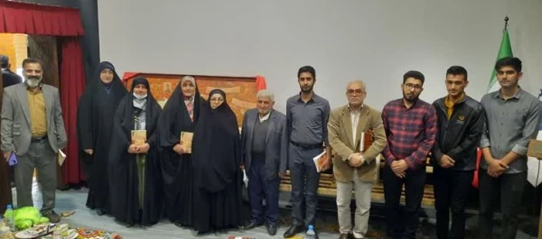 حضور دانشجو معلمان و مسئولین دانشگاه فرهنگیان پردیس امام خمینی (ره) استان گلستان در مراسم رونمایی کتاب قیام پائیزی  2