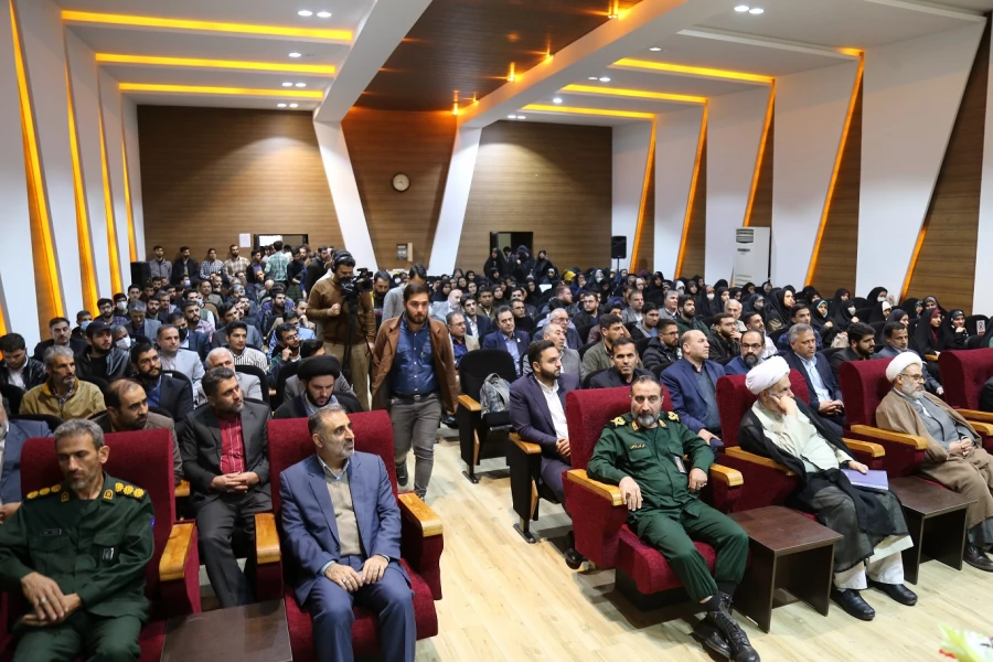 مراسم ویژه برنامه دانشجویی جهاد تبیین دانشگاهیان استان گلستان . 4