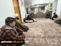 دیدار تعدادی از دانشجومعلمان و مسئولین دانشگاه فرهنگیان گلستان با خانواده شهید غلامی 2